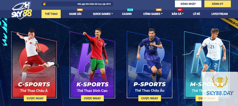 Đặt cược tại C-Sports Sky88