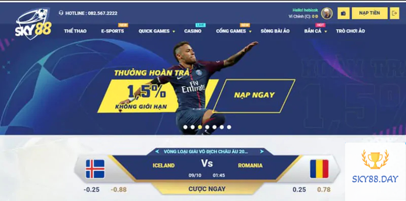 Ưu điểm C-sports Sky88