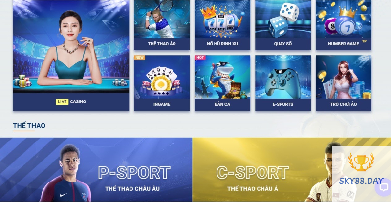 Lưu ý tham gia C-sports Sky88