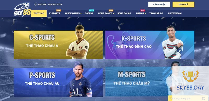 Kinh nghiệm cược K-sports Sky88