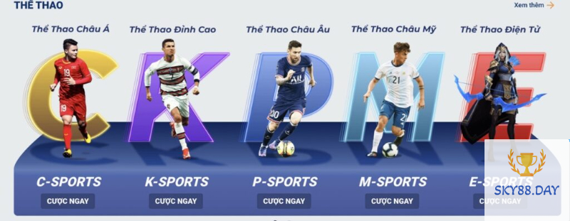 Điểm đặc biệt P-sports Sky88