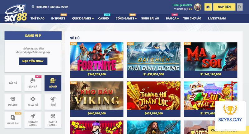 Kho báu viking sky88 là tựa game gì?