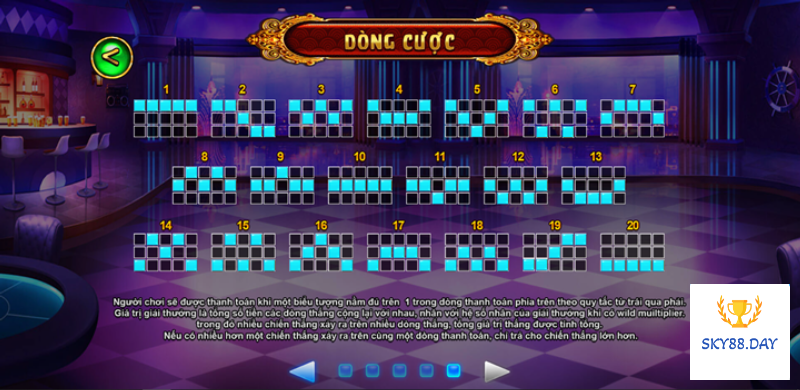 Các quy tắc trong game nổ hũ Sky88