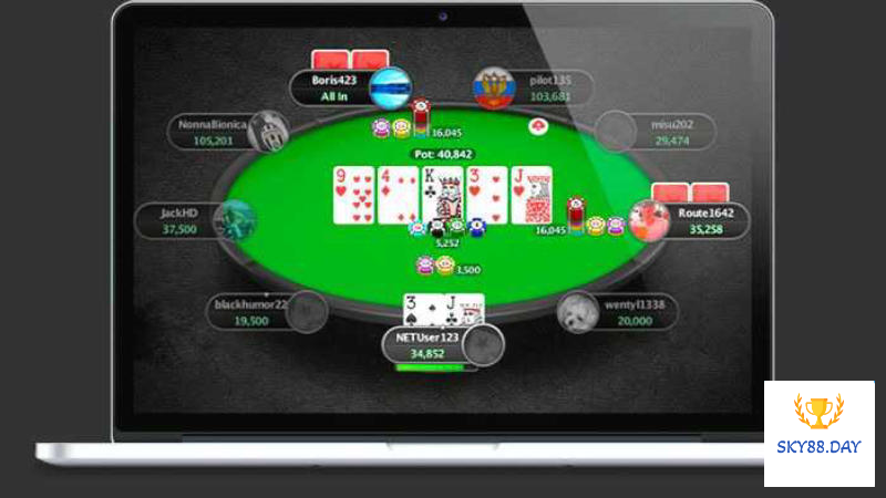 Luật chơi bài poker sky88