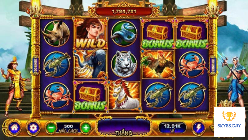 Giới thiệu slot sơn tinh thủy tinh sky88
