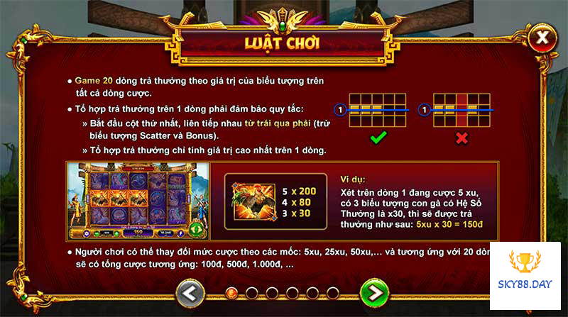 Luật chơi sơn tinh thủy tinh