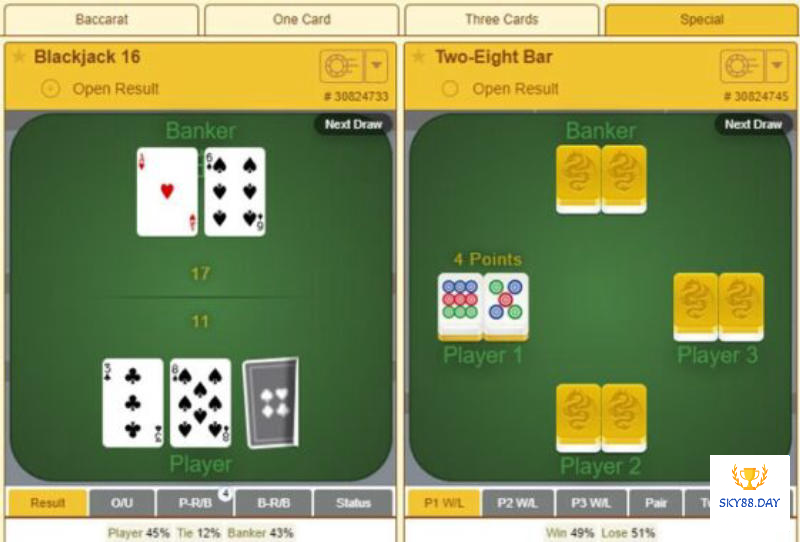 Three Cards Sky88